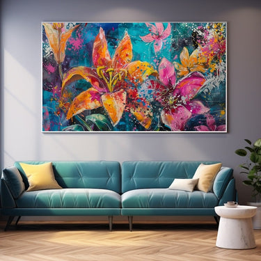Beautiful Acrylic Flower Painting
